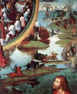 Hans Memling - St John Altarpiece [detail: 9, right wing]