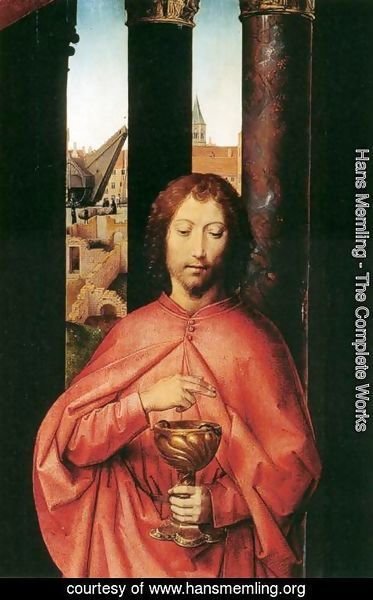 Hans Memling - St John Altarpiece (detail) 3