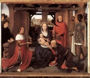Hans Memling - Triptych of Jan Floreins (central panel)