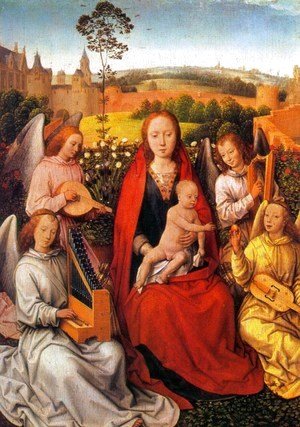 Virgin and Child with Musician Angels 1480
