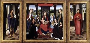 Hans Memling - The Donne Triptych c. 1475