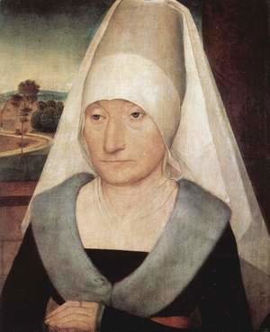 Hans Memling - Portrait of an Old Woman 1470-75