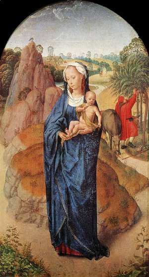 Hans Memling - Virgin and Child in a Landscape