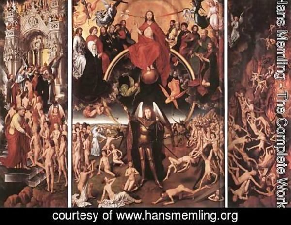 Hans Memling - Last Judgment Triptych (open) 1467-71