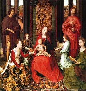 Hans Memling - Marriage Of St Catherine