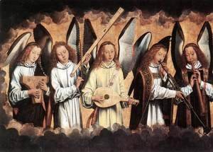 Angel Musicians (left panel) 1480s