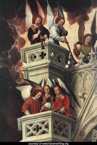 Last Judgment Triptych (detail-2) 1467-71