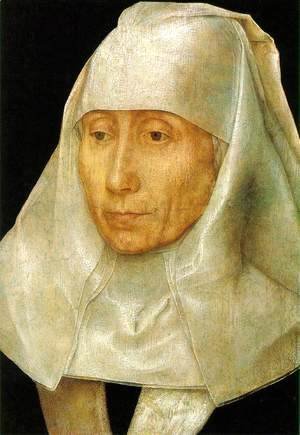 Hans Memling - Portrait of an Old Woman 1468-70