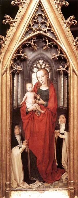 Hans Memling - St Ursula Shrine- Virgin and Child 1489
