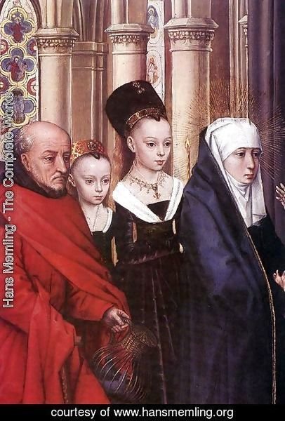 Hans Memling - The Presentation in the Temple (detail) 1463