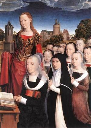 Triptych of the Family Moreel (detail) 1484