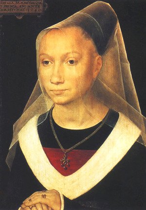 Hans Memling - Portrait of a Woman (Sibylla Sambetha)