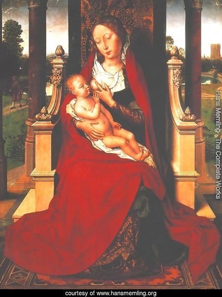Madonna with Child on a Throne