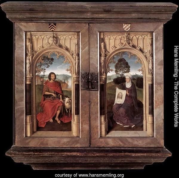 Triptych of Jan Floreins [detail: 2, reverse]