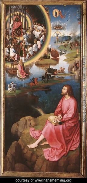 Hans Memling - St John Altarpiece [detail: 8, right wing]
