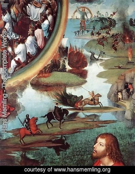 Hans Memling - St John Altarpiece [detail: 9, right wing]