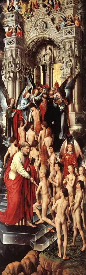 Last Judgment Triptych (left wing) [detail: 1]