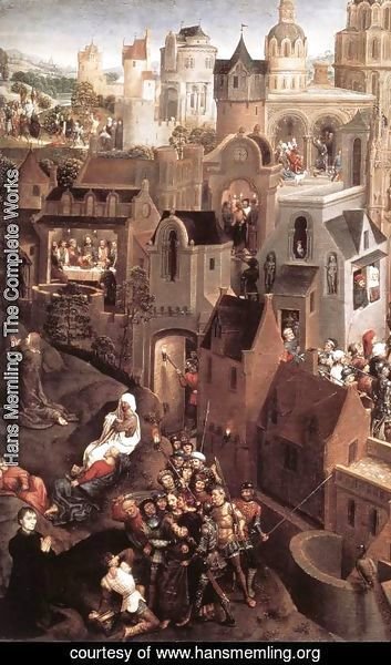 Hans Memling - Scenes from the Passion of Christ (left side)