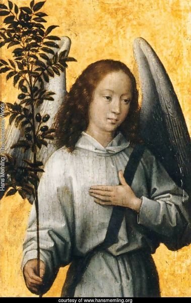 Angel with an Olive Branch, Emblem of Divine Peace