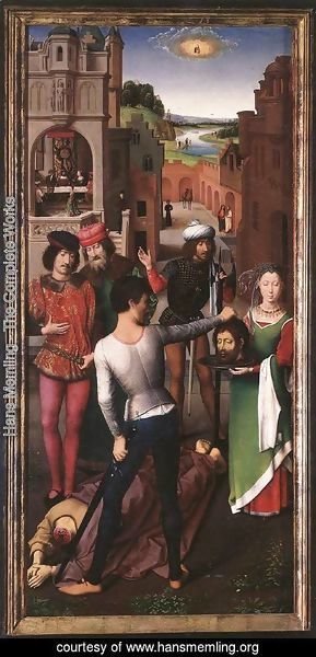 Hans Memling - St John Altarpiece (left wing) 2