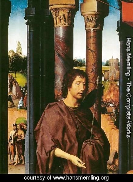 Hans Memling - St John Altarpiece (detail) 2
