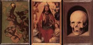 Hans Memling - Triptych of Earthly Vanity and Divine Salvation (rear)