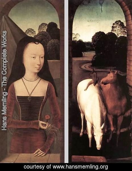 Hans Memling - Diptych with the Allegory of True Love