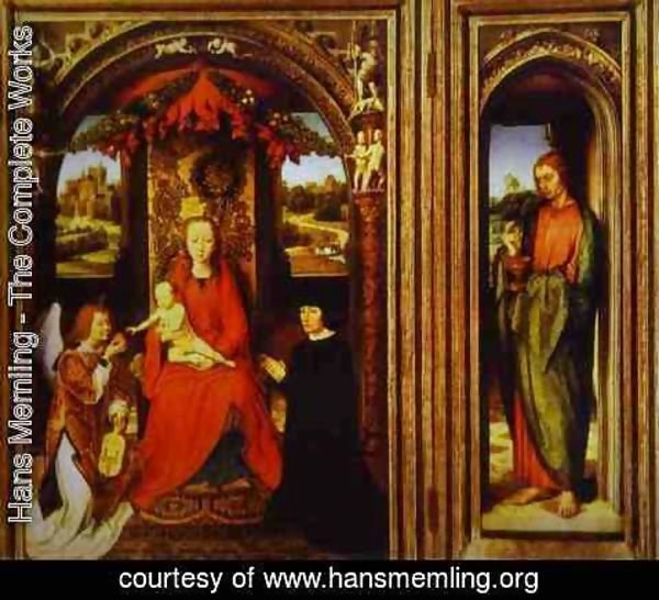 Hans Memling - Altar Of Saints John The Baptist And John The Evangelist