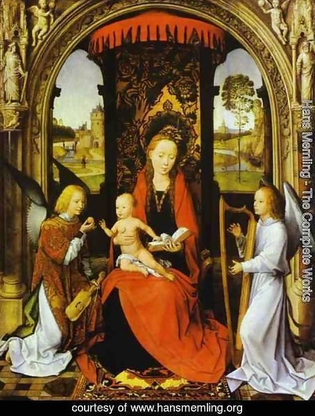 Madonna And Child With Angels 1480