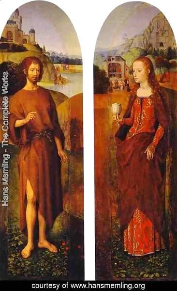 Hans Memling - St John The Baptist And St Mary Magdalen