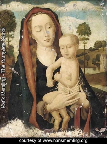 Hans Memling - The Virgin and Child in a landscape