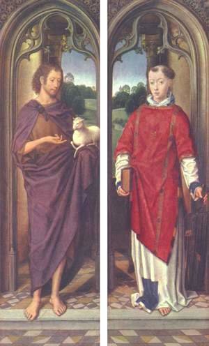 Hans Memling - John the Baptist and St. Lawrence