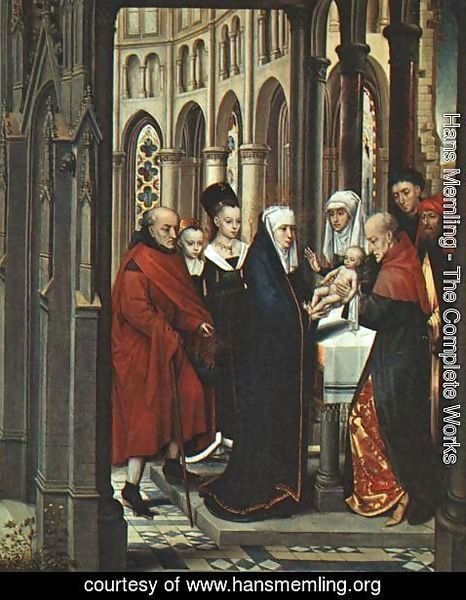 Hans Memling - The Presentation in the Temple 1463