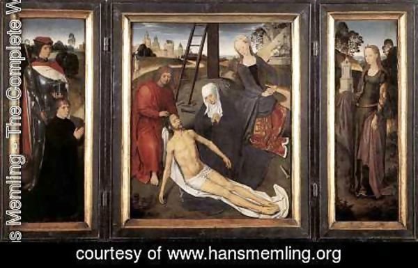 Hans Memling - Triptych of Adriaan Reins 1480