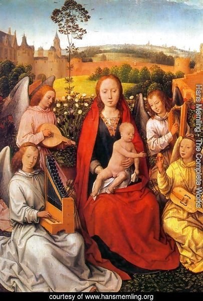Virgin and Child with Musician Angels 1480