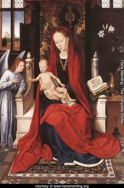 Virgin Enthroned with Child and Angel c. 1480