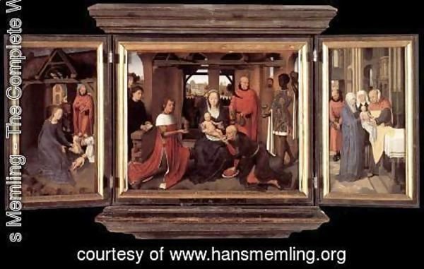 Hans Memling - Triptych Of Jan Floreins