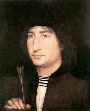 Portrait of a Man with an Arrow 1478-80