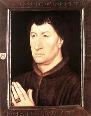 Hans Memling - Portrait of Gilles Joye 1472