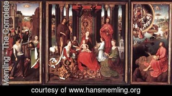 Hans Memling - St John Altarpiece 1474-79