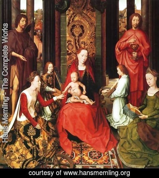 Hans Memling - Marriage Of St Catherine
