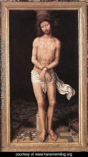 Hans Memling - Christ at the Column 1485-90