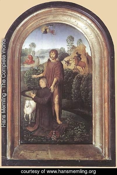 Hans Memling - Diptych of Jean de Cellier (2) c. 1475