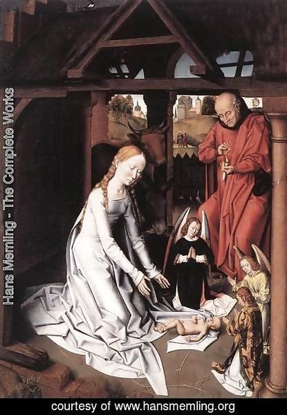 Hans Memling - Nativity 1475-1500