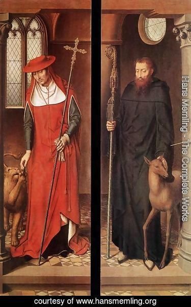Hans Memling - Passion (Greverade) Altarpiece (closed) 1491