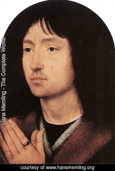 Hans Memling - Portrait of a Young Man at Prayer c. 1487