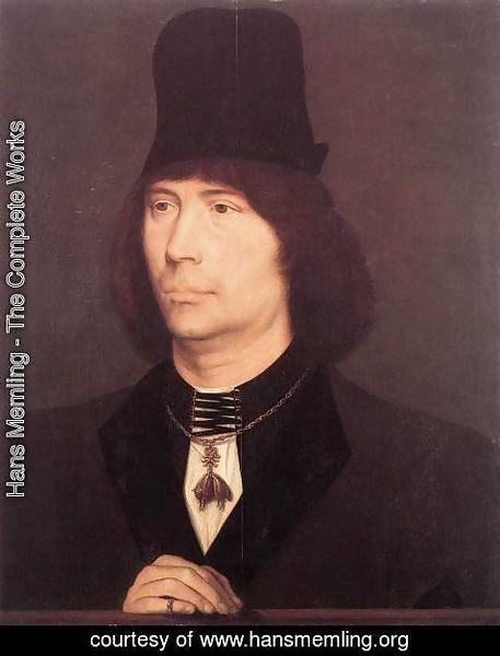 Hans Memling - Portrait of Anthony of Burgundy 1467-70