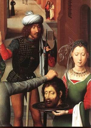 Hans Memling - St John Altarpiece (detail-1) 1474-79