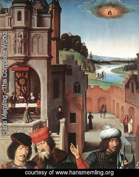 Hans Memling - St John Altarpiece (detail-3) 1474-79