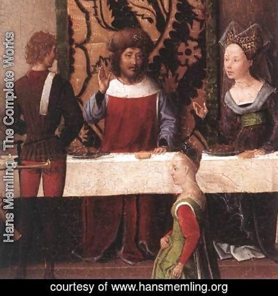 Hans Memling - St John Altarpiece (detail-5) 1474-79